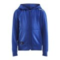 Craft Hoodie Community FZ Hoodie (Front Zipper, sporty fit) cobalt blue Kids