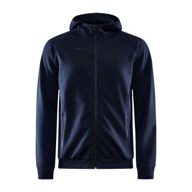 Craft Hoodie Core Soul Full Zip Hood (soft material, with zipper pockets) darknavy Men