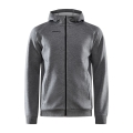 Craft Core Soul Full Zip Hoodie (soft material, with zipper pockets) dark grey Men