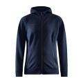 Craft Hoodie Core Soul Full Zip Hood (soft material, with zip pockets) darknavy Women