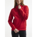 Craft Hoodie Core Soul Full Zip Hood (soft material, with zip pockets) red Women