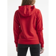 Craft Hoodie Core Soul Full Zip Hood (soft material, with zip pockets) red Women