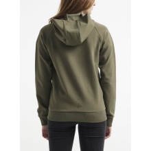 Craft Hoodie Core Soul Full Zip Hood (soft material, with zipper pockets) khaki green Women