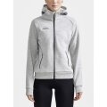 Craft Core Soul Full Zip Hoodie (soft material, with zip pockets) light grey Women