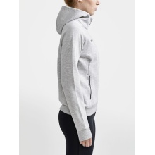 Craft Core Soul Full Zip Hoodie (soft material, with zip pockets) light grey Women