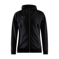 Craft Core Soul Full Zip Hoodie (soft material, with zipper pockets) black Women