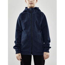 Craft Hoodie Core Soul Full Zip Hood (soft material, with zipper pockets) navy blue Kids