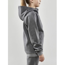 Craft Hoodie Core Soul Full Zip Hood (soft material, with zipper pockets) dark grey Kids