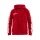 Craft Hoodie Fullzip Pro Control red/white Boys