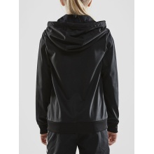 Craft Hoodie Fullzip Pro Control black/white Boys