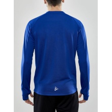 Craft Sport Long Sleeve Shirt Evolve Crew Neck - made of stretch material - cobalt blue Men