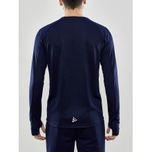 Craft Sport Long Sleeve Shirt Evolve Crew Neck - made of stretch material - navy blue Men