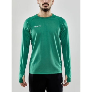 Craft Sport Long Sleeve Shirt Evolve Crew Neck - made of stretch material - green Men