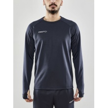 Craft Sport Long Sleeve Shirt Evolve Crew Neck - made of stretch material - dark grey Men