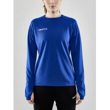 Craft Sport Long Sleeve Shirt Evolve Crew Neck - made of stretch material - cobalt blue Women