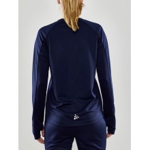 Craft Sport Long Sleeve Shirt Evolve Crew Neck - made of stretch material - navy blue Women