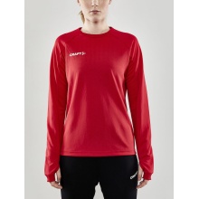 Craft Sport Long Sleeve Shirt Evolve Crew Neck - made of stretch material - red Women