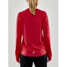 Craft Sport Long Sleeve Shirt Evolve Crew Neck - made of stretch material - red Women