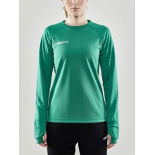 Craft Sport Long Sleeve Shirt Evolve Crew Neck - made of stretch material - green Women