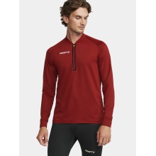 Craft Sport Long-sleeved Shirt Extend Halfzip (high freedom of movement, comfortable fit) burgundy Men