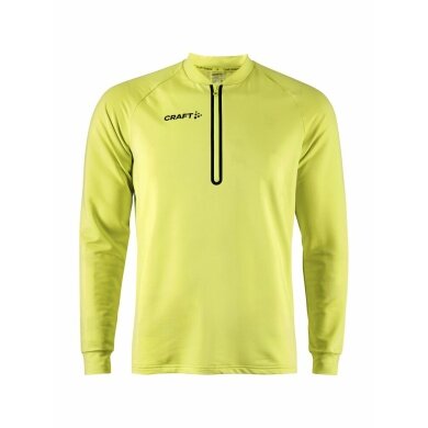 Craft Sport Long Sleeve Shirt Extend Halfzip (high freedom of movement, comfortable fit) yellow Men