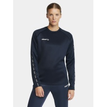 Craft Sport Long Sleeve Shirt Squad 2.0 Crew Neck (recycled Polyester, optimal freedom of movement) navy blue Women