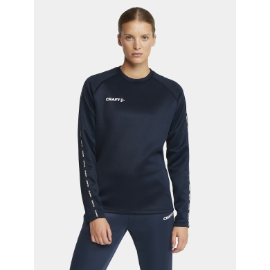 Craft Sport Long Sleeve Shirt Squad 2.0 Crew Neck (recycled Polyester, optimal freedom of movement) navy blue Women