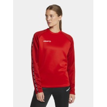 Craft Sport Long-Sleeve Shirt Squad 2.0 Crew Neck (rec. Polyester, optimal freedom of movement) red Women