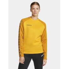 Craft Sport Long Sleeve Squad 2.0 Crew Neck (rec. Polyester, optimal freedom of movement) yellow Women