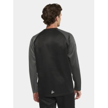 Craft Sport Long Sleeve Squad 2.0 Crew Neck (rec. Polyester, optimal freedom of movement) black/granite grey Men