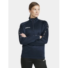 Craft Sport Long Sleeve Shirt Squad 2.0 Halfzip (ergonomic design, high elasticity) navy blue Women