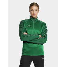 Craft Sport Long Sleeve Shirt Squad 2.0 Halfzip (ergonomic design, high elasticity) green Women