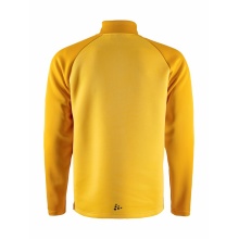 Craft Sport Long Sleeve Shirt Squad 2.0 Halfzip (ergonomic design, high elasticity) yellow Men