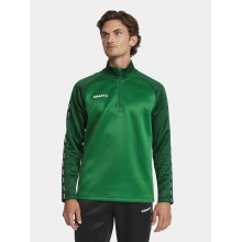 Craft Sport Long Sleeve Shirt Squad 2.0 Halfzip (ergonomic design, high elasticity) green Men