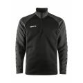 Craft Sport Long Sleeve Shirt Squad 2.0 Halfzip (ergonomic design, high elasticity) black/gray Men