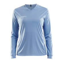 Craft Sport Long Sleeve Shirt (Jersey) Squad Solid - high elasticity, ergonomic design - light blue Women