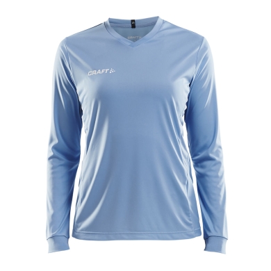 Craft Sport Long Sleeve Shirt (Jersey) Squad Solid - high elasticity, ergonomic design - light blue Women