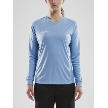 Craft Sport Long Sleeve Shirt (Jersey) Squad Solid - high elasticity, ergonomic design - light blue Women