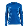 Craft Sport Long Sleeve Shirt (Jersey) Squad Solid - high elasticity, ergonomic design - royal blue Women