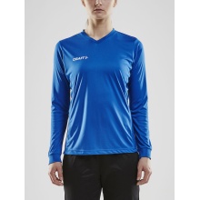 Craft Sport Long Sleeve Shirt (Jersey) Squad Solid - high elasticity, ergonomic design - royal blue Women