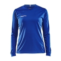 Craft Sport Long Sleeve Shirt (Jersey) Squad Solid - high elasticity, ergonomic design - cobalt blue Women