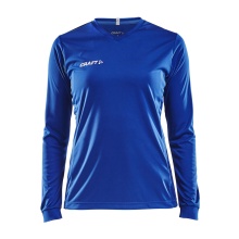 Craft Sport Long Sleeve Shirt (Jersey) Squad Solid - high elasticity, ergonomic design - cobalt blue Women