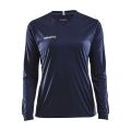 Craft Sport Long Sleeve Shirt (Jersey) Squad Solid - high elasticity, ergonomic design - navy blue Women