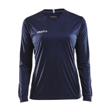 Craft Sport Long Sleeve Shirt (Jersey) Squad Solid - high elasticity, ergonomic design - navy blue Women