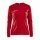 Craft Sport Long Sleeve Shirt (Jersey) Squad Solid - high elasticity, ergonomic design - red Women