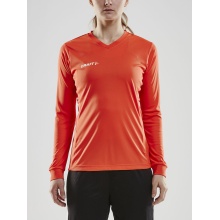 Craft Sport Long Sleeve Shirt (Jersey) Squad Solid - high elasticity, ergonomic design - orange Women