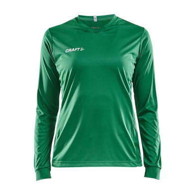 Craft Sport Long Sleeve Shirt (Jersey) Squad Solid - high elasticity, ergonomic design - green Women