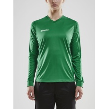 Craft Sport Long Sleeve Shirt (Jersey) Squad Solid - high elasticity, ergonomic design - green Women