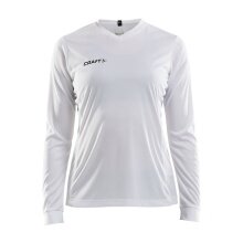 Craft Sport Long Sleeve Shirt (Jersey) Squad Solid - high elasticity, ergonomic design - white Women