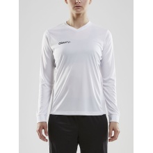 Craft Sport Long Sleeve Shirt (Jersey) Squad Solid - high elasticity, ergonomic design - white Women